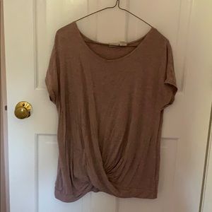 Short sleeve mauve shirt